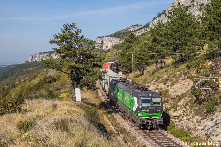 Freight train from Linz to Koper.
