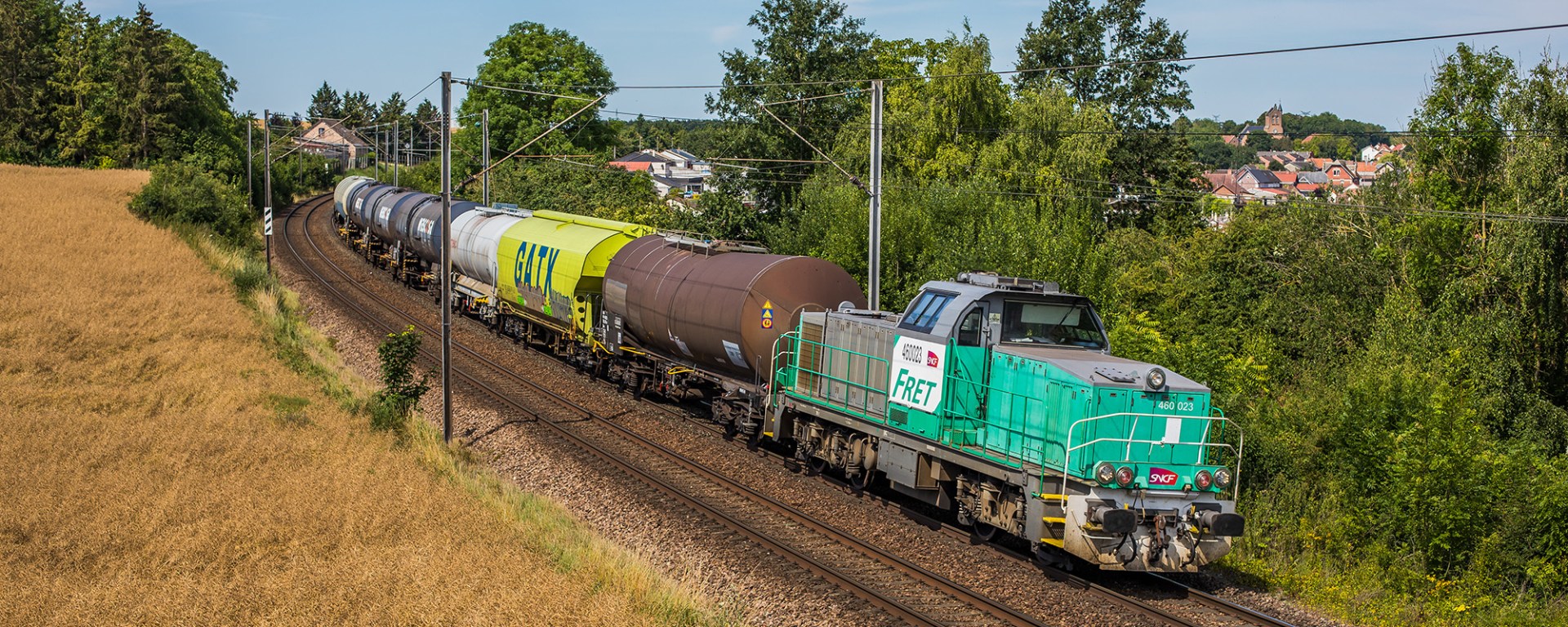 Hexafret train from Achiet to Somain